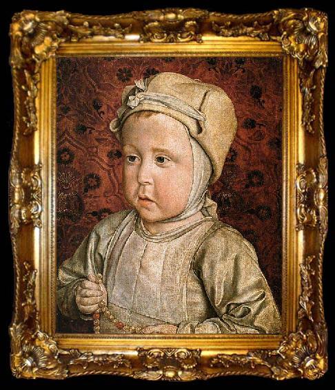 framed  Master of Moulins The Dauphin Charles-Orlant, ta009-2